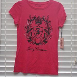 NWT Juicy Couture Glitter and Rhinestone Shirt